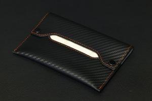 ソフトカーボン ティッシュカバー S  レッドRD【2536-s1275】