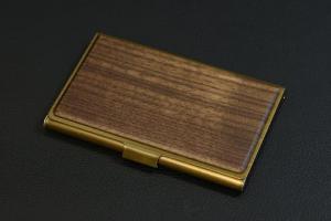 ウォールナット カード＆名刺入れ【2504-s1286】