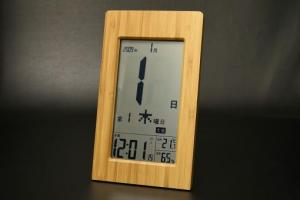 竹の日めくり電波時計 T-8656 ￥3,300(税込)